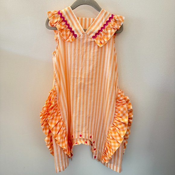 TIA CIBANI KIDS BABY GIBSON FLOUNCE JUMPSUIT SEDONA PINK - Picture 2 of 4